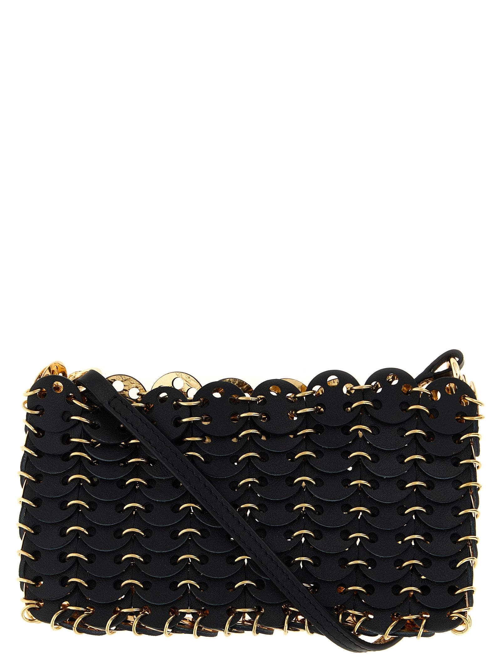 Black Calfskin Crossbody Bag
