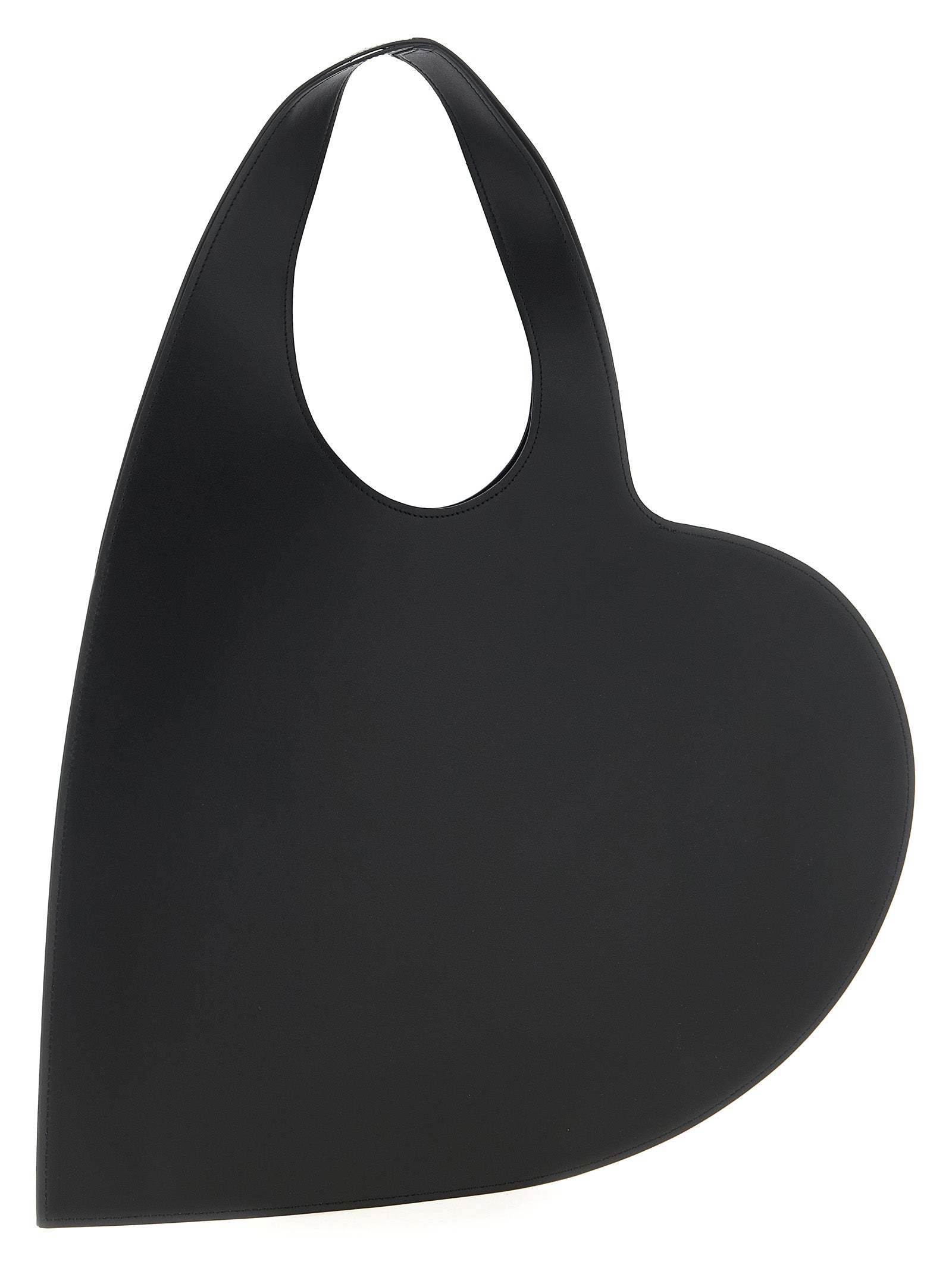 Black Cowhide Shoulder Bag