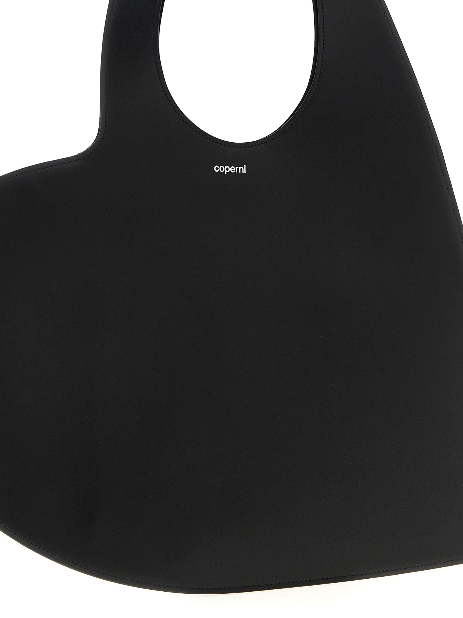Black Cowhide Shoulder Bag