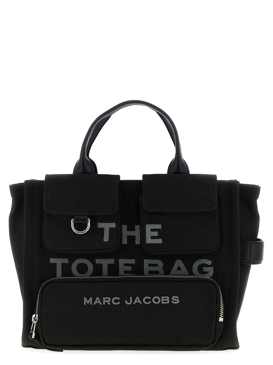 Marc Jacobs 100% cotton tote bag in black