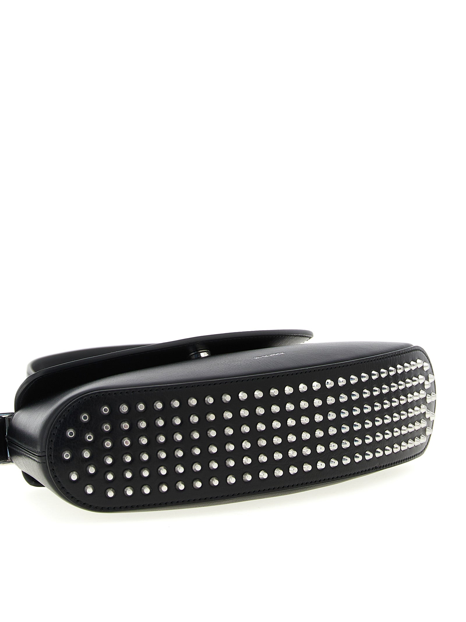 Jil Sander 100% Bovine Leather shoulder bag in black — view 3