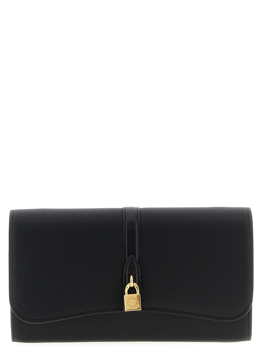 Stella McCartney 100% polyamide wallet in black