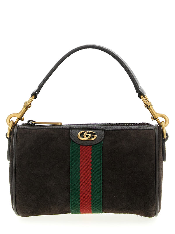 Gucci 100% calfskin leather shoulder bag in brown