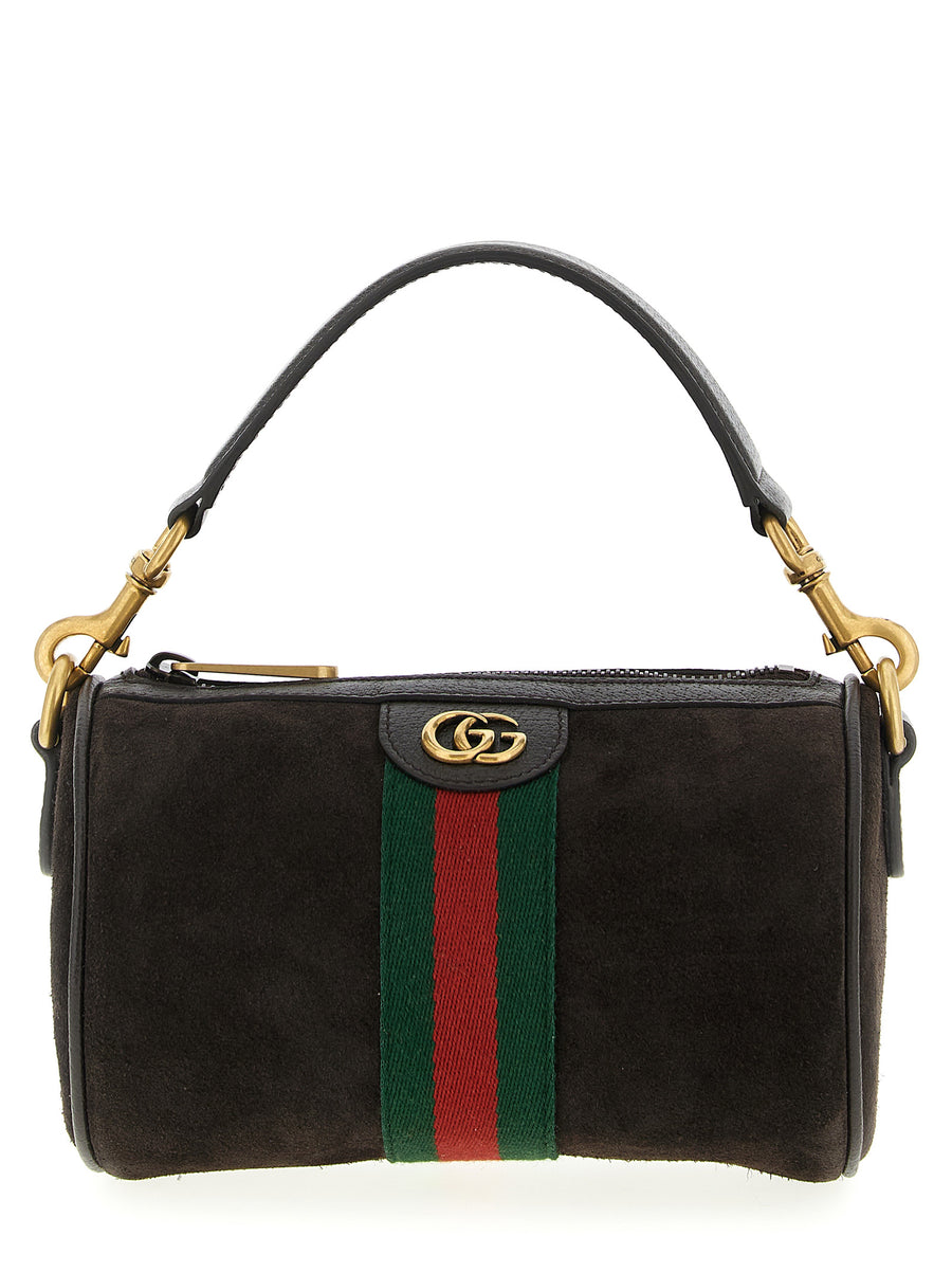 Gucci 100% calfskin leather shoulder bag in brown