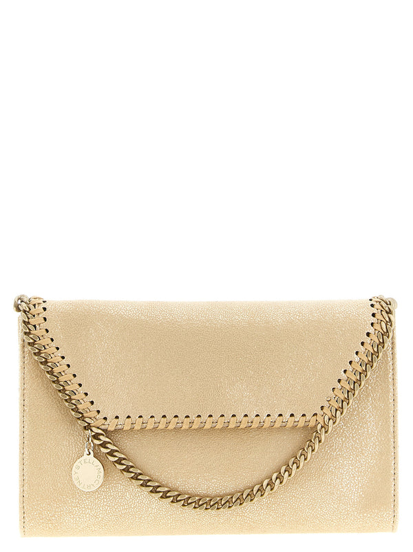 Stella McCartney 100% Polyester wallet in gold