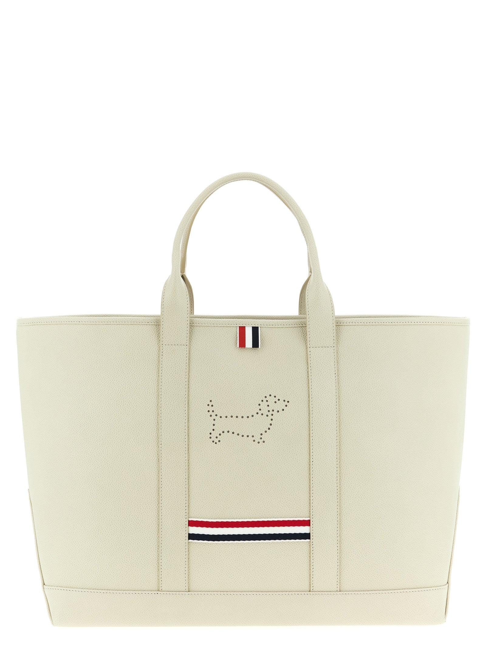White Calfskin Tote Bag
