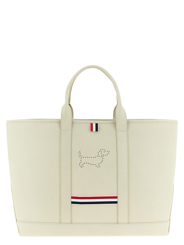 White Calfskin Tote Bag