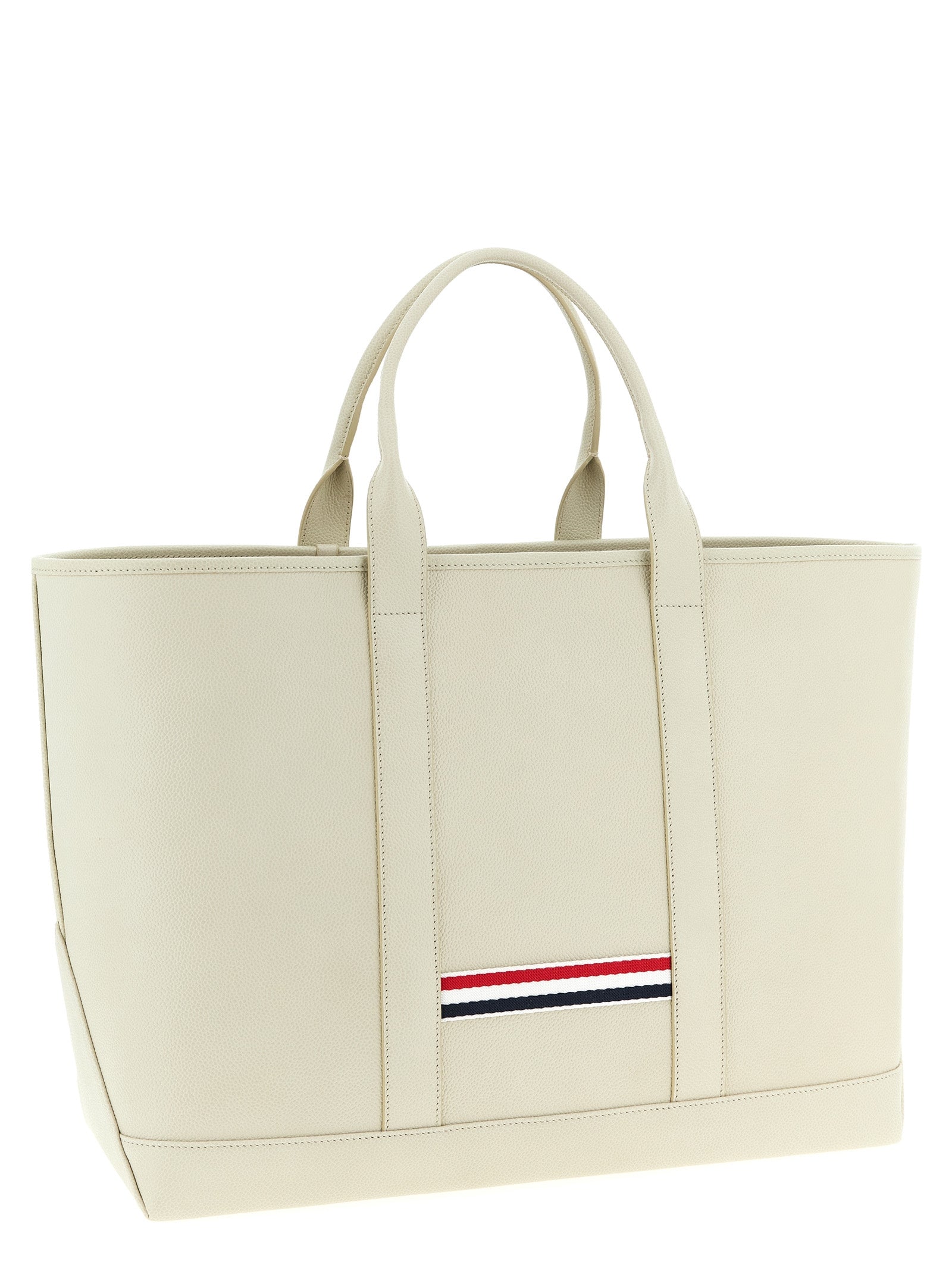White Calfskin Tote Bag