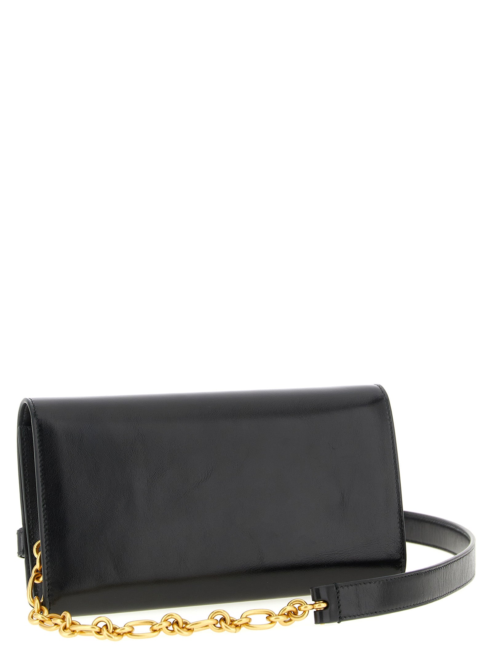 Balmain 100% calfskin leather wallet in black — view 2