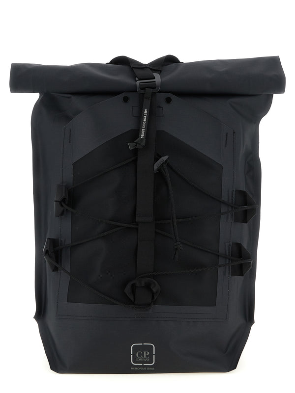 C.P. Company 100% Polyamide backpack in black