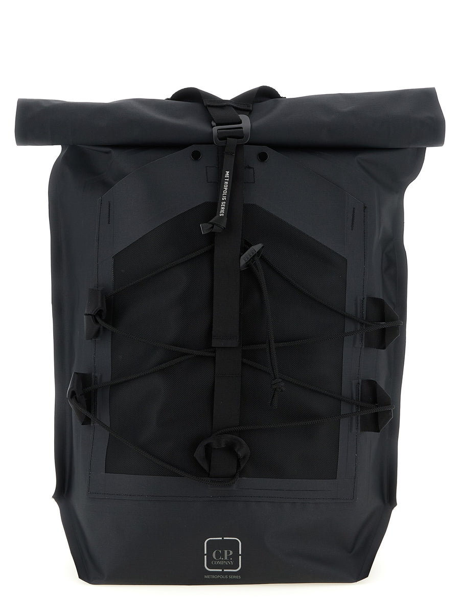 C.P. Company 100% Polyamide backpack in black