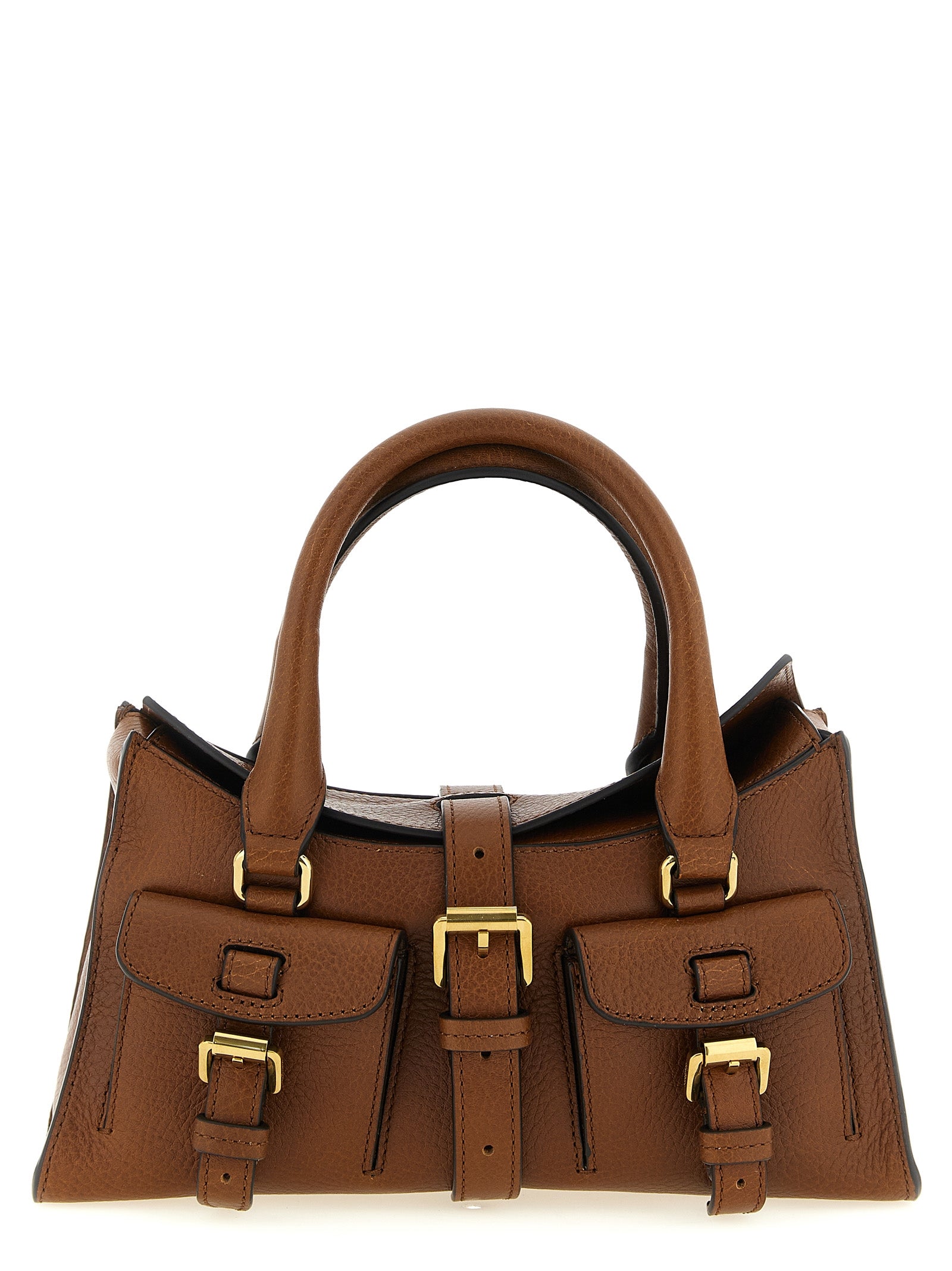 Brown Calfskin Handbag Bag