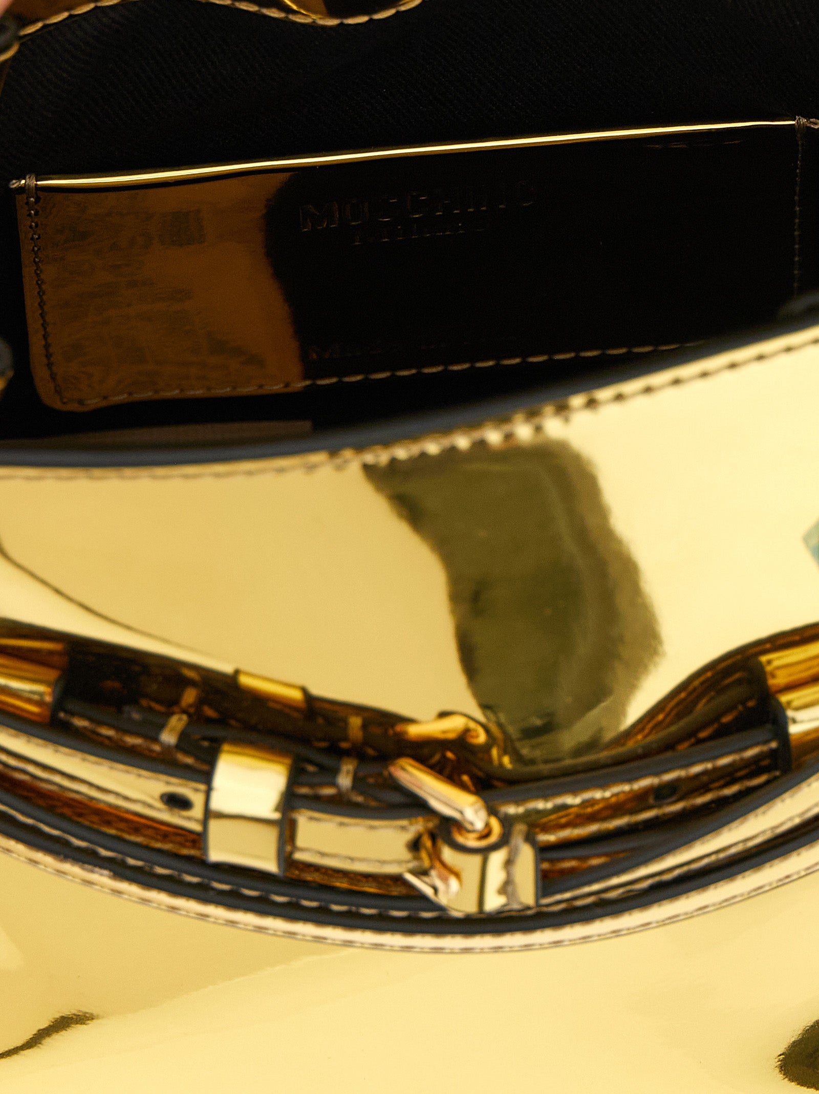 Gold Polyethylene Handbag Bag