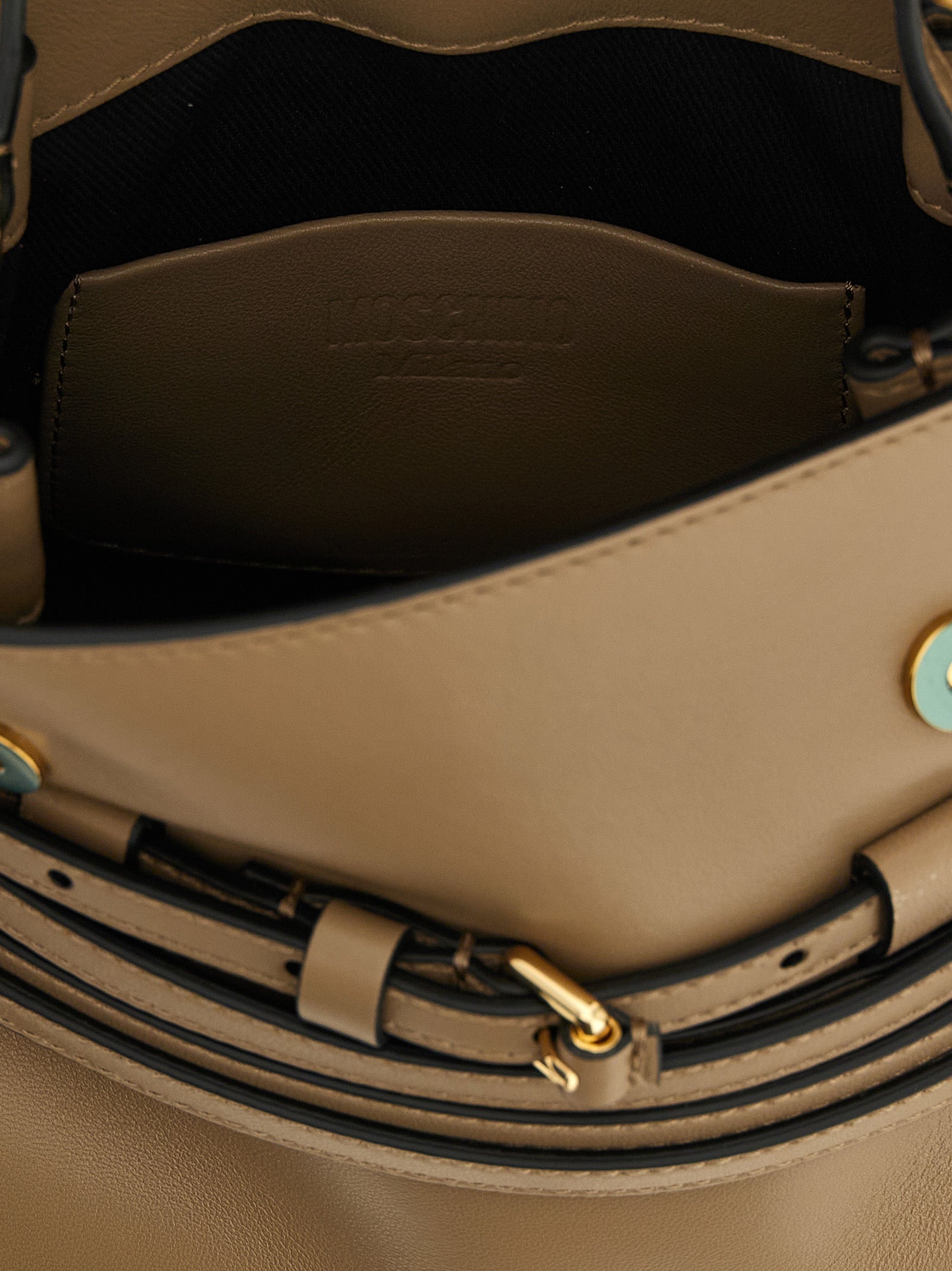 Beige Napa Leather - Calf Bos Taurus Handbag Bag