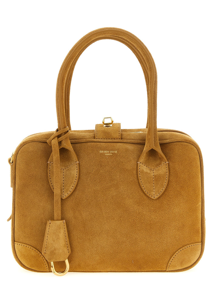 Beige Cowhide Handbag Bag