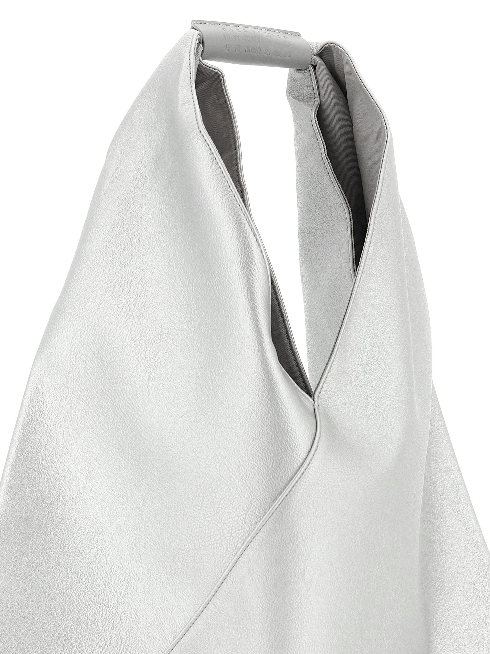 Silver Polyethylene Handbag Bag