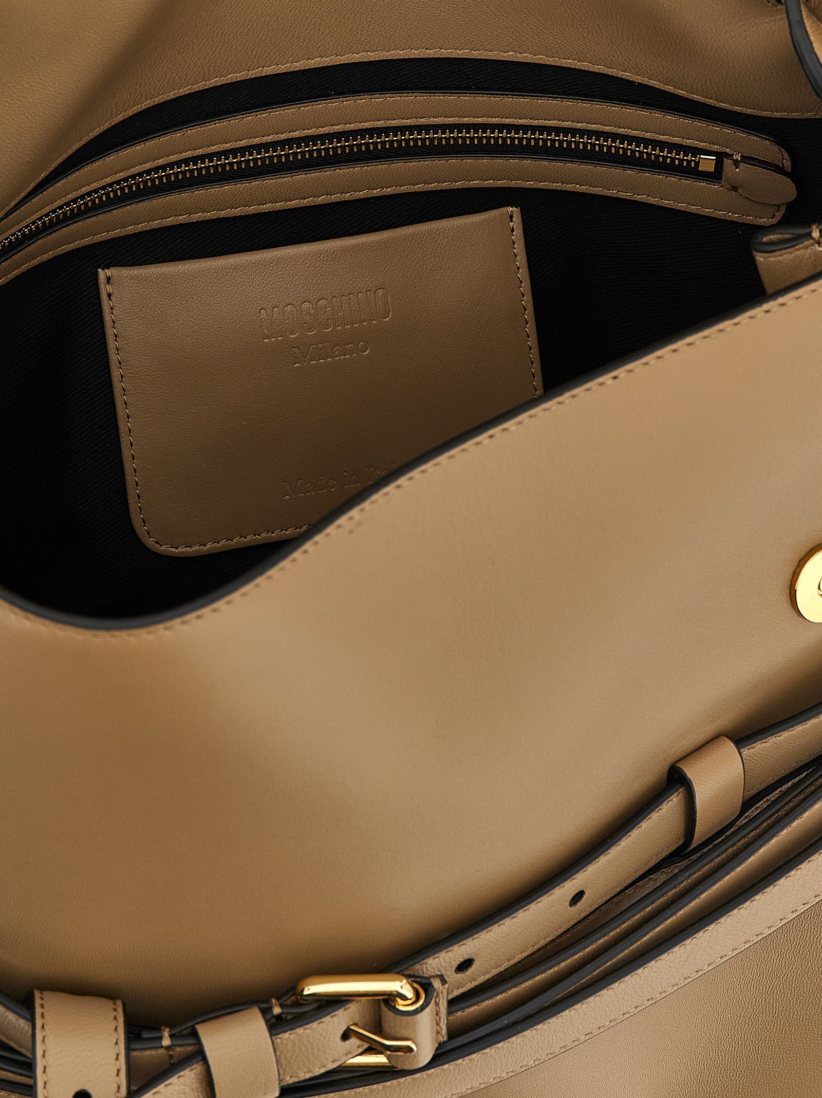 Beige Napa Leather - Calf Bos Taurus Shoulder Bag