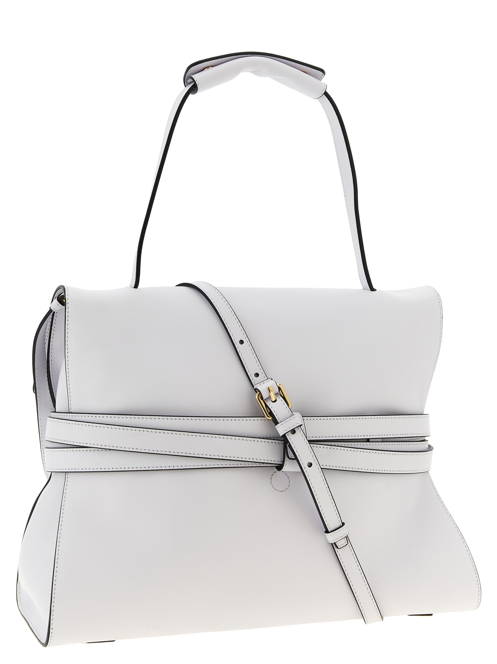 White Napa Leather - Calf Bos Taurus Shoulder Bag