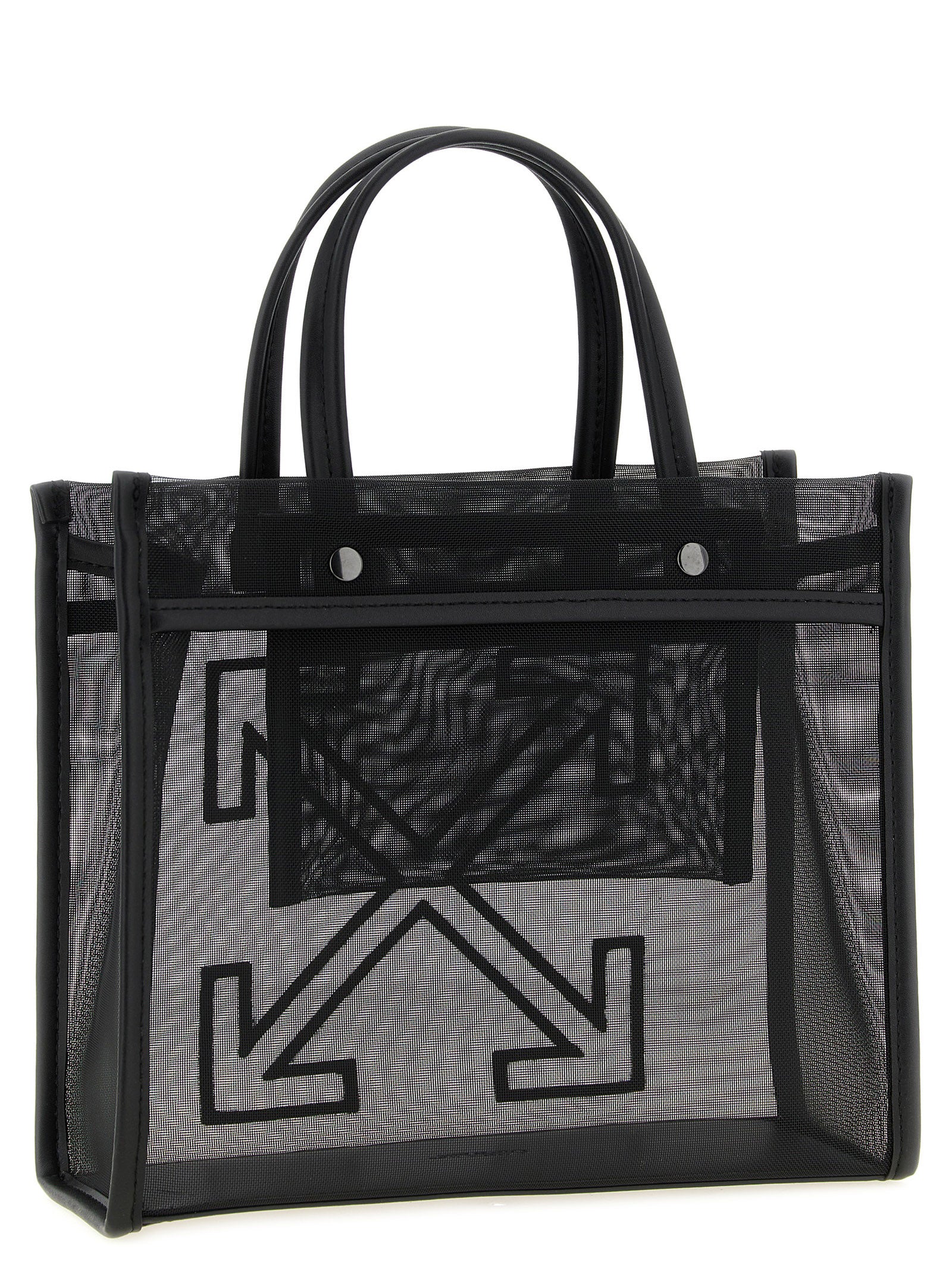 Black Polyester Tote Bag