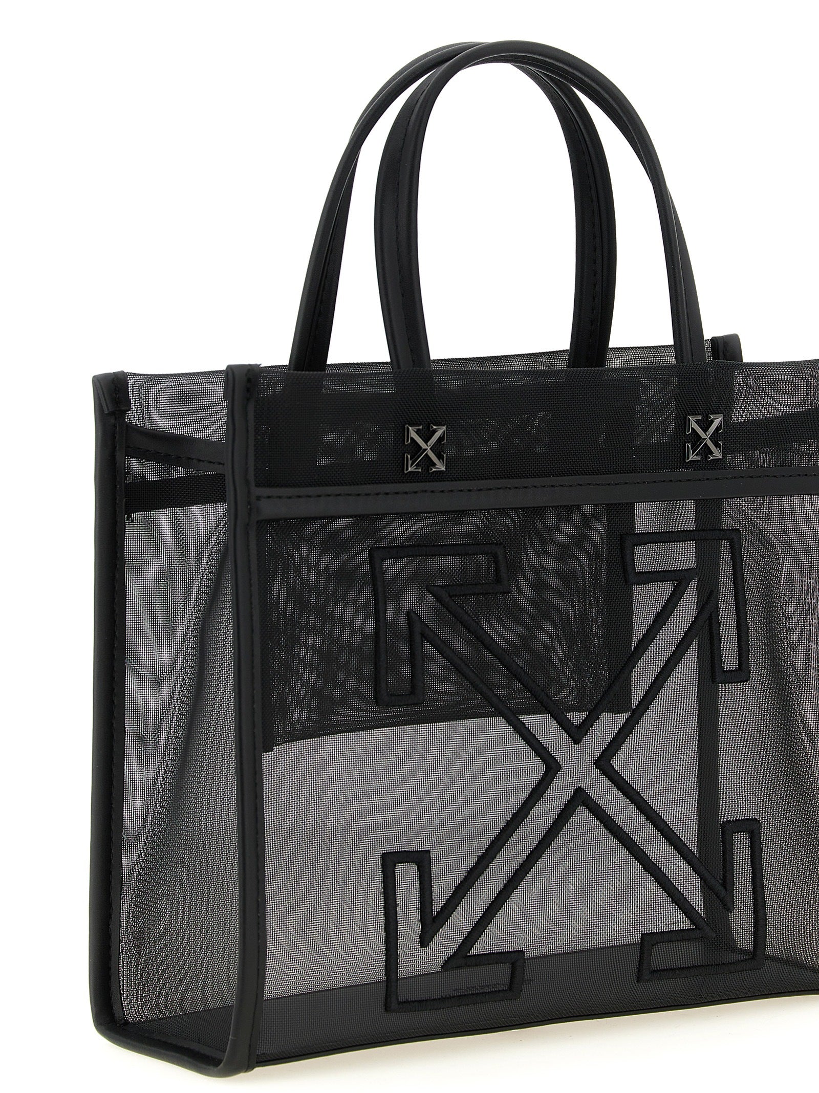 Black Polyester Tote Bag