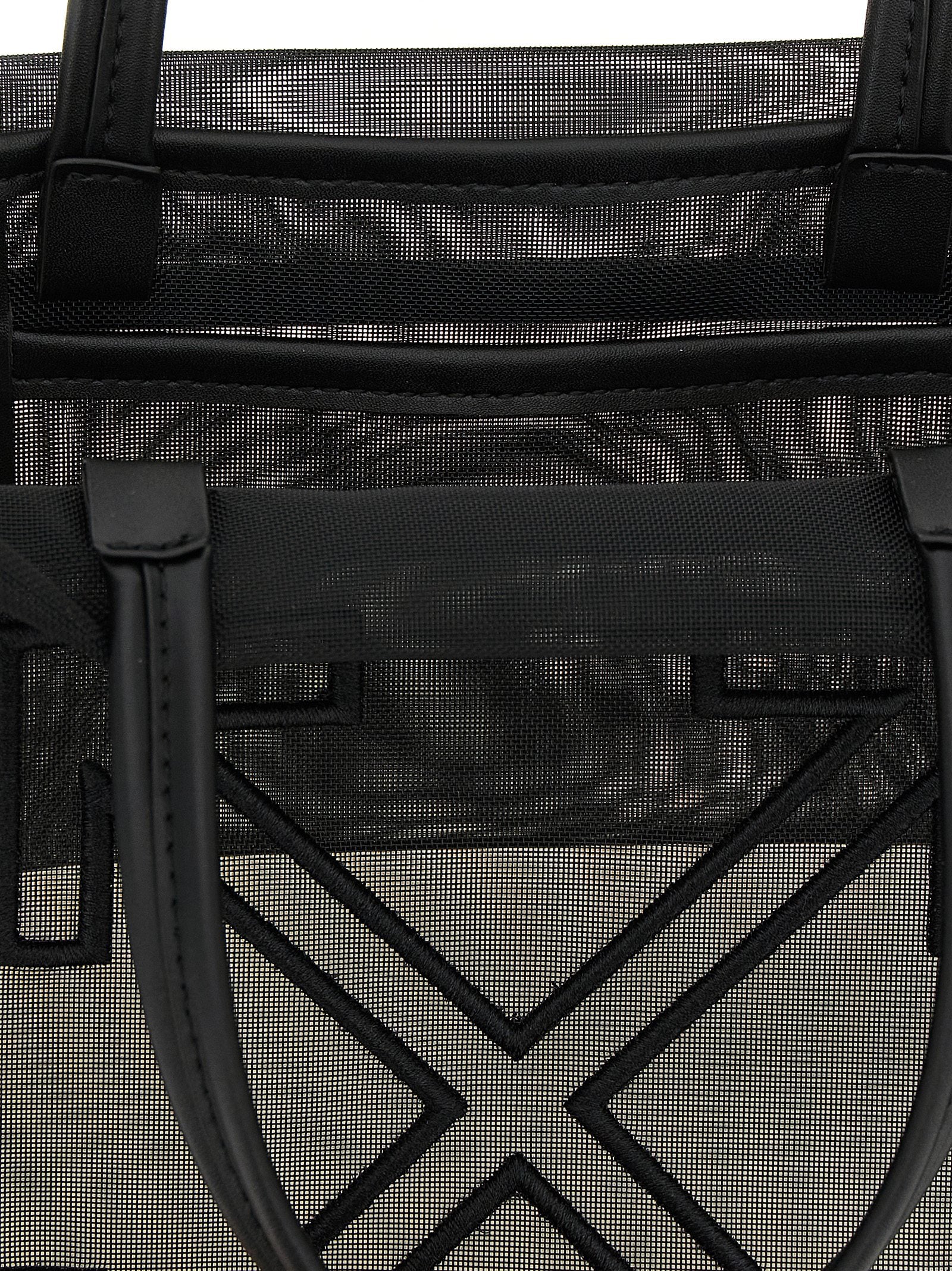 Black Polyester Tote Bag