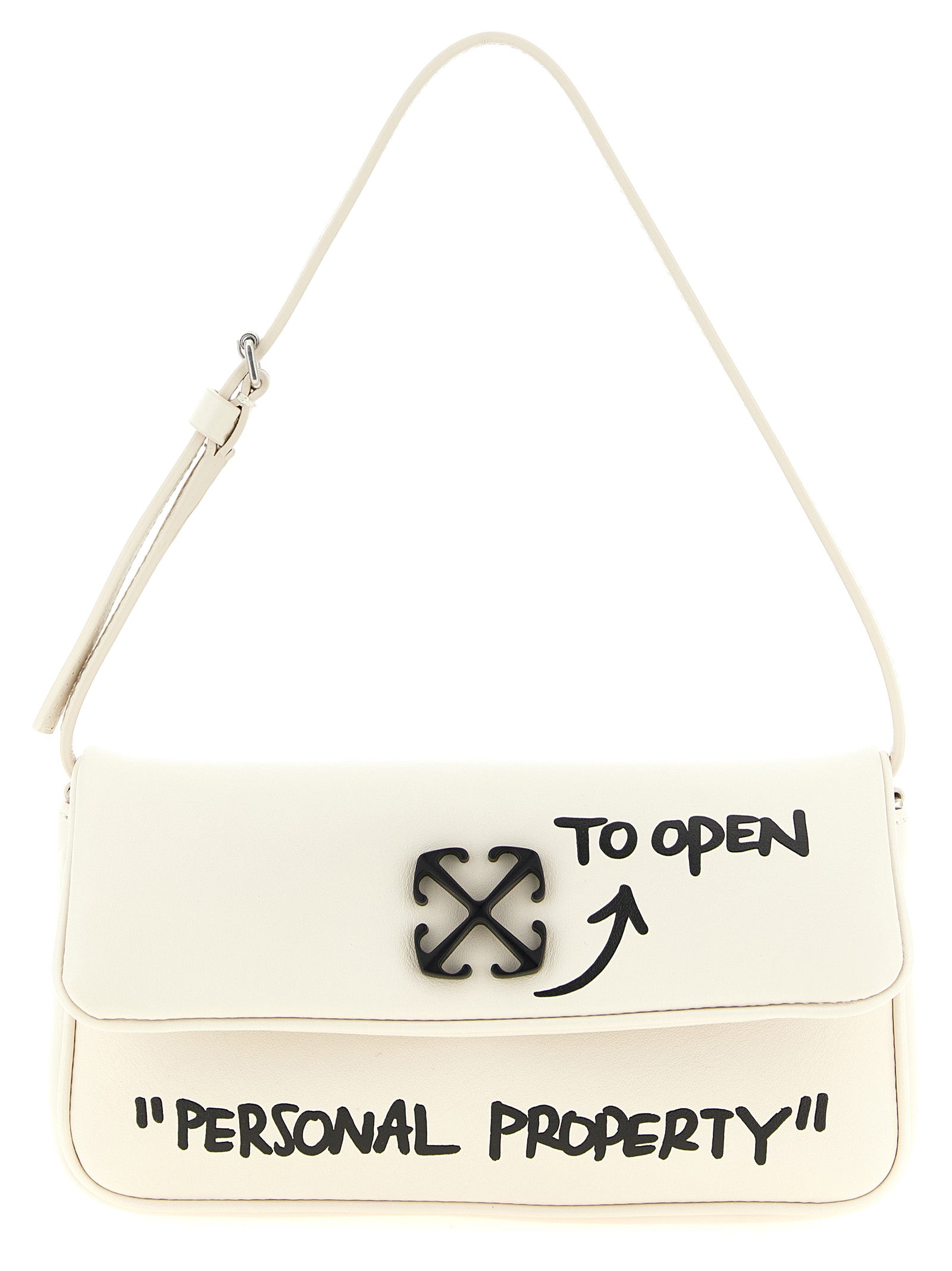 Bicolor Lamb Leather Shoulder Bag
