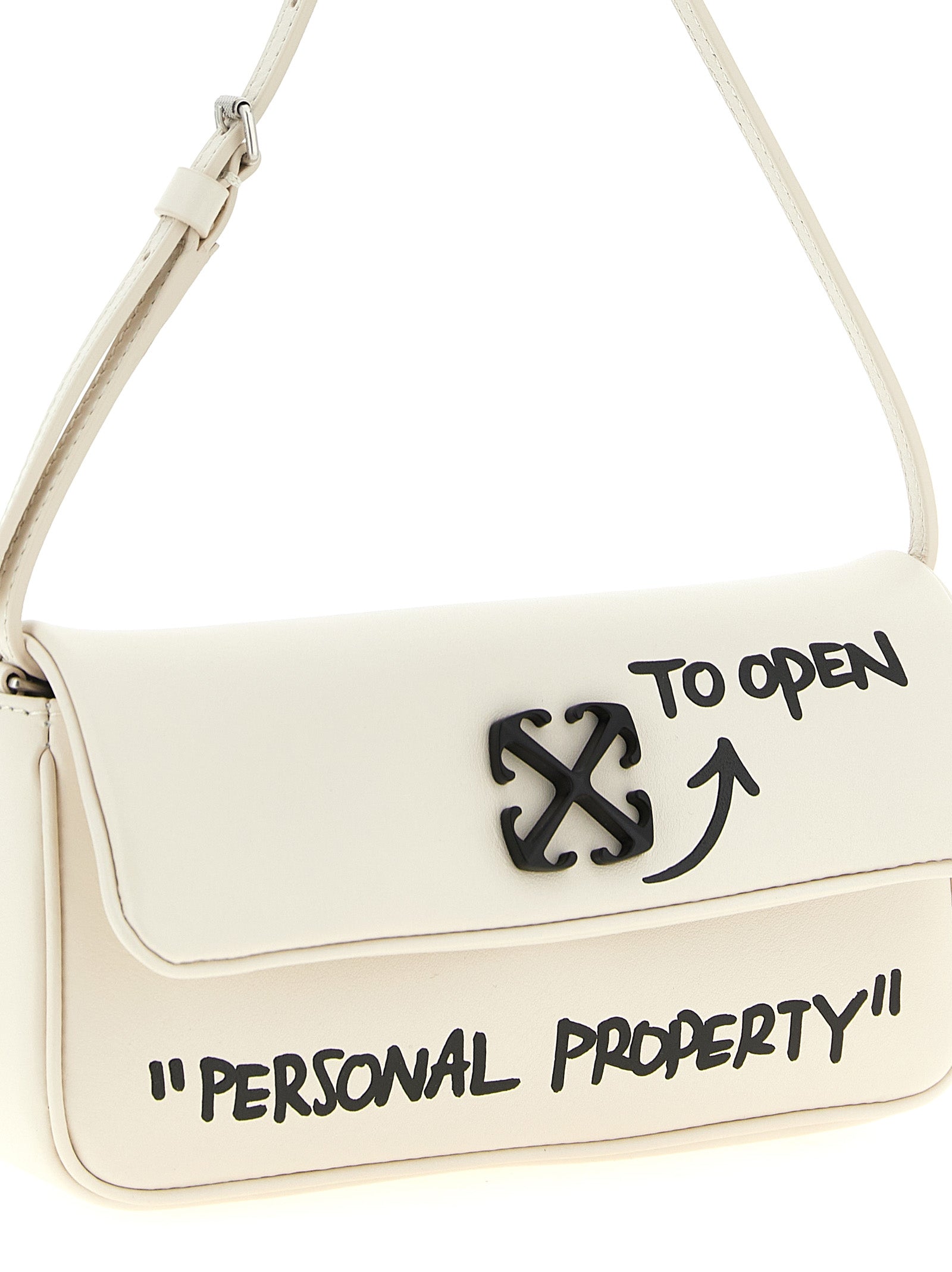 Bicolor Lamb Leather Shoulder Bag