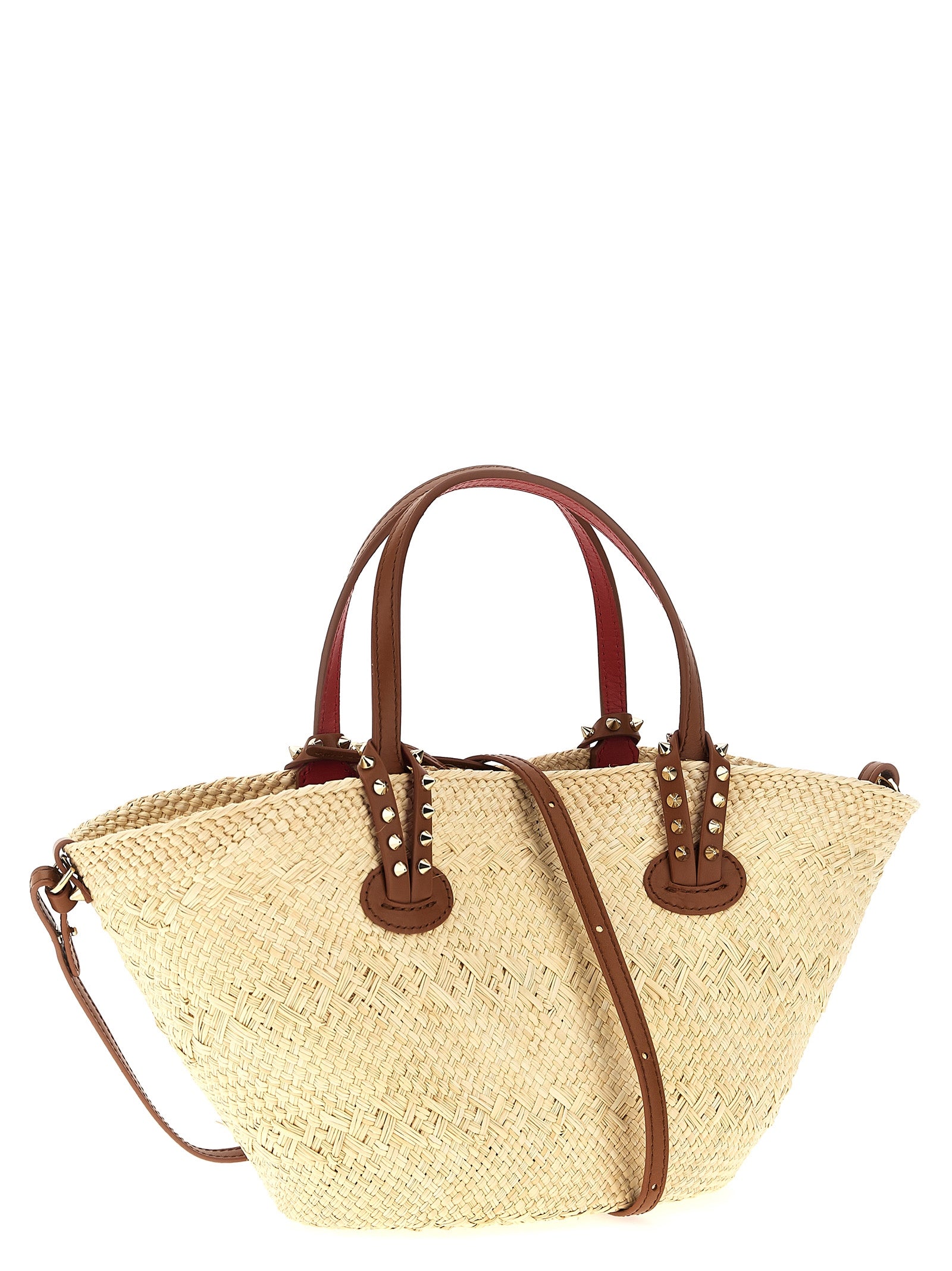 Beige Raffia Handbag Bag