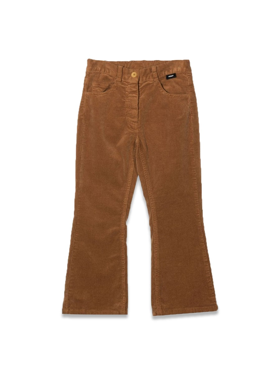 Trousers Wide Bottom Brown Cotton