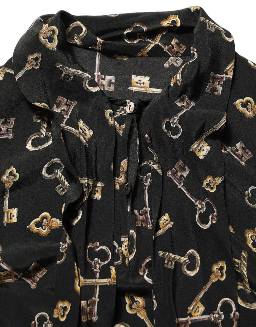 Dolce & Gabbana 100% Silk blouse in black