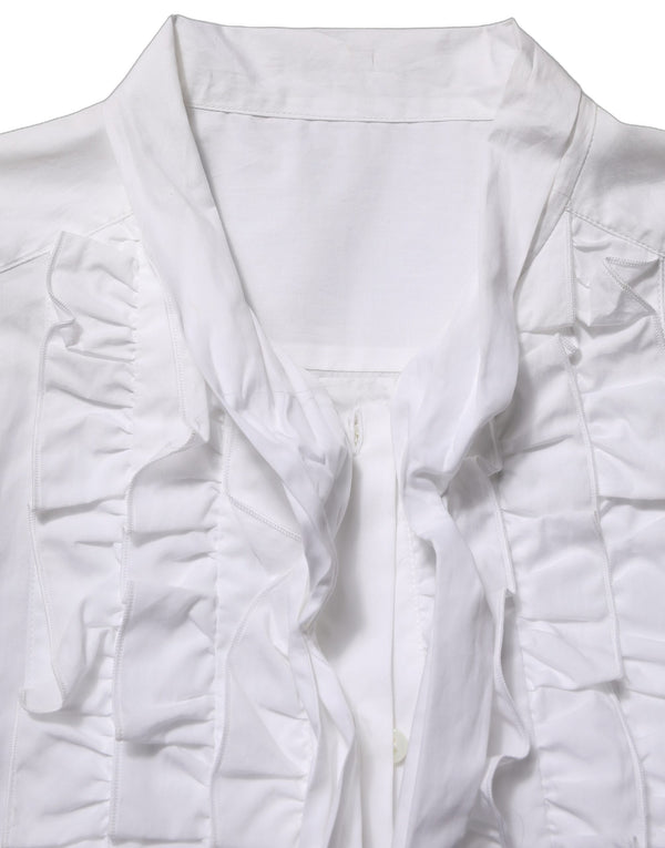 Dolce & Gabbana 100% Cotton blouse in white