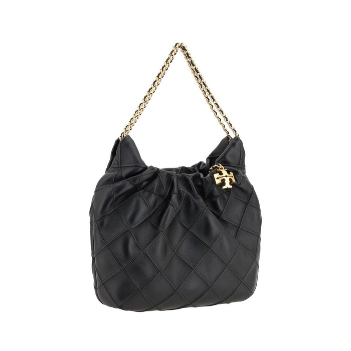 Black Calf Leather Bos Taurus Shoulder Bag
