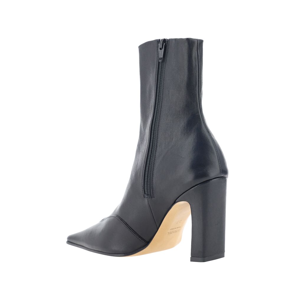Khaite 100% Calf Leather Bos Taurus ankle boot in black — view 6