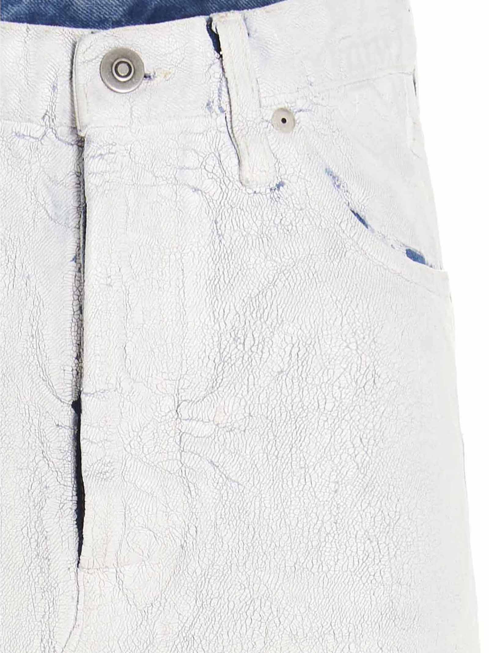 Maison Margiela 100% cotton skirt in white — view 3
