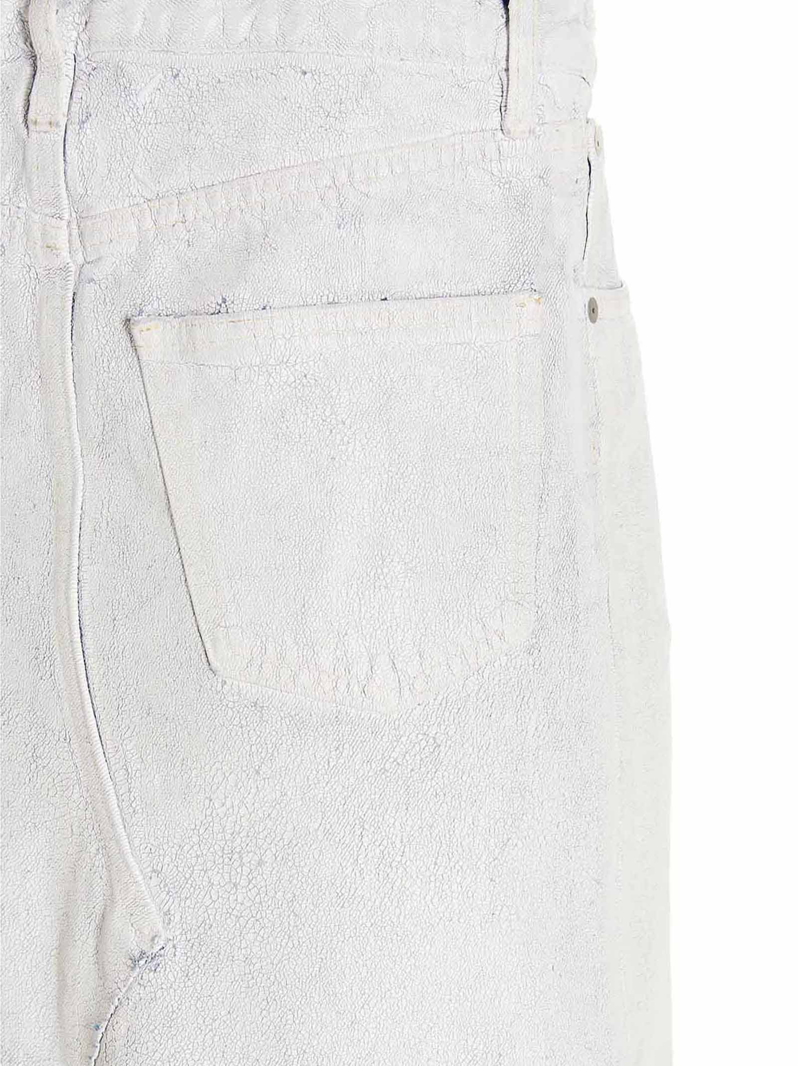 Maison Margiela 100% cotton skirt in white — view 4