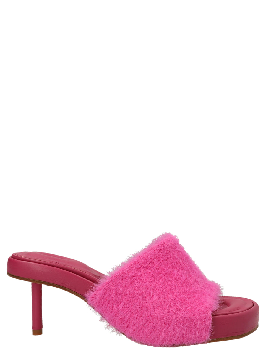 Jacquemus 100% Polyamide mule in pink