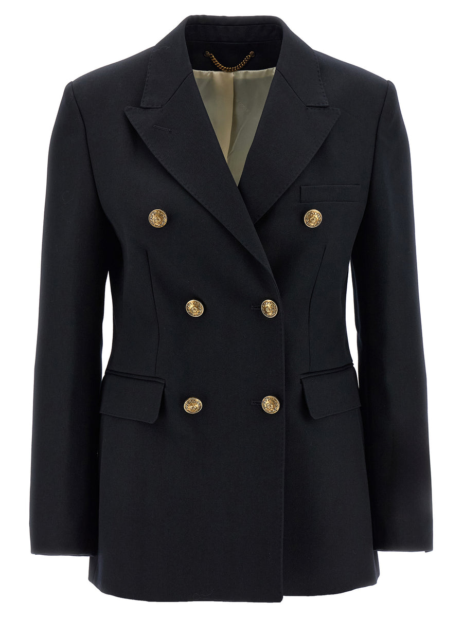 Golden Goose 66% polyester blazer in black