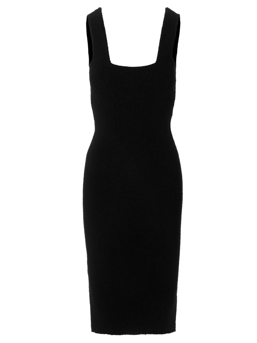 Wardrobe.Nyc 60% cotton dress in black