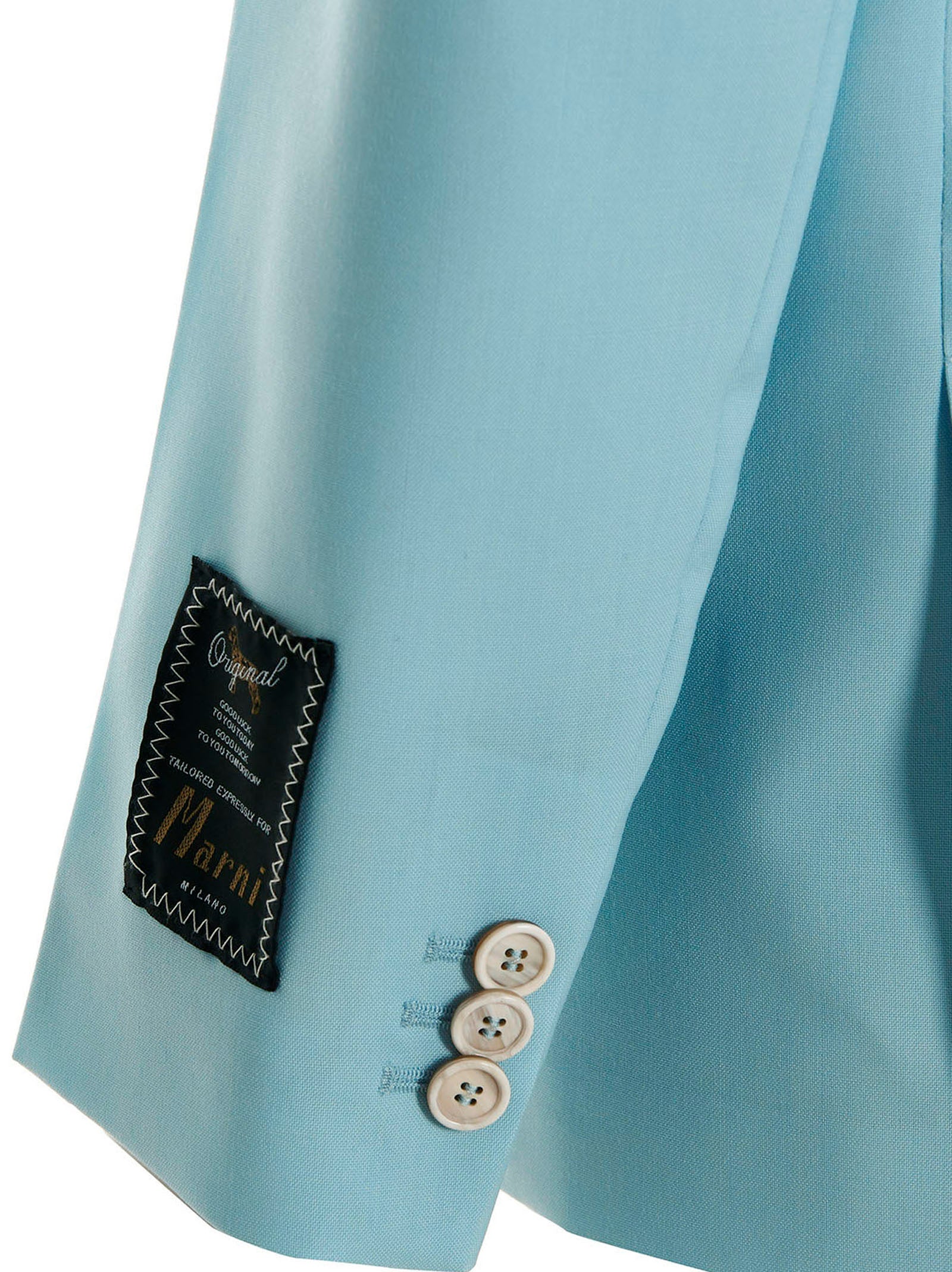 Marni 100% Virgin Wool blazer in blue — view 4
