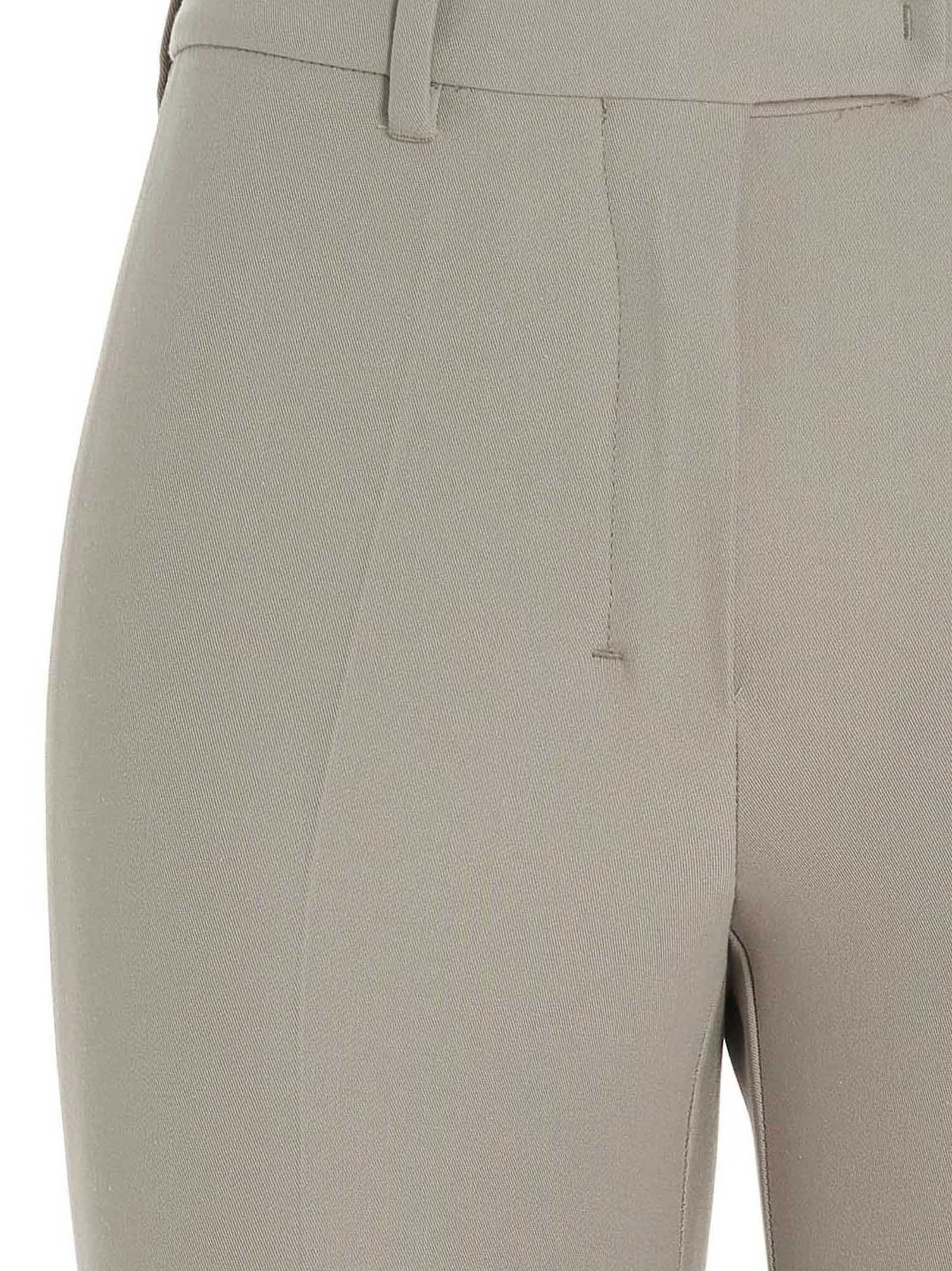 'S Max Mara 47% viscose trousers in beige — view 3