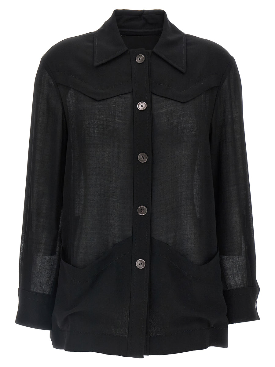 Ferragamo 85% virgin wool jacket in black
