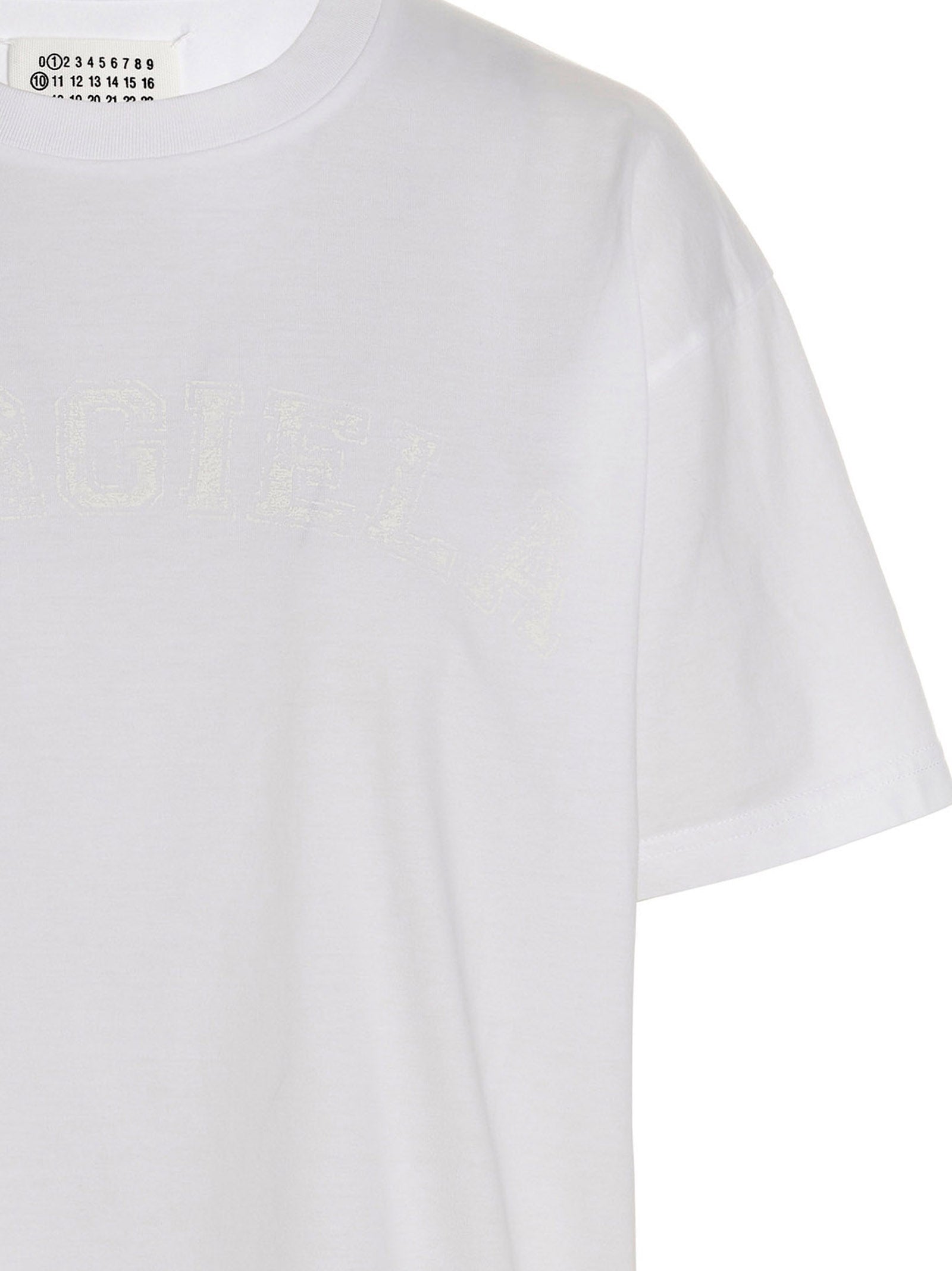 Maison Margiela 100% Cotton t-shirt in white — view 3