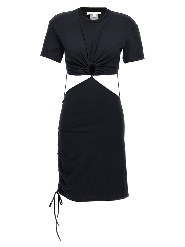 Nensi Dojaka 100% Cotton dress in black