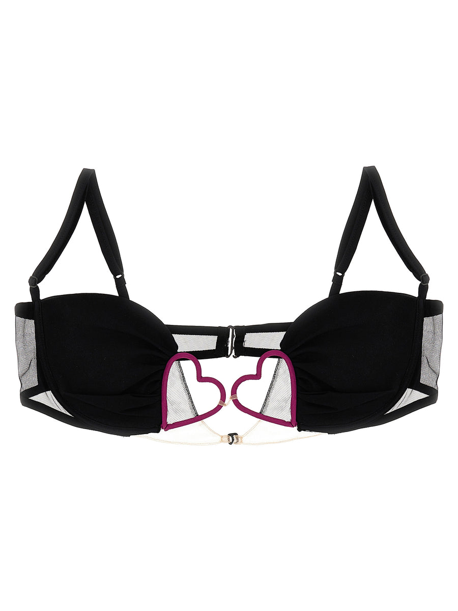 Nensi Dojaka 49% polyamide bra in black