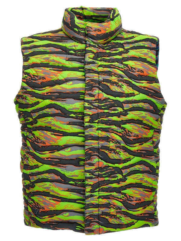 Erl 100% cotton vest in multicolor