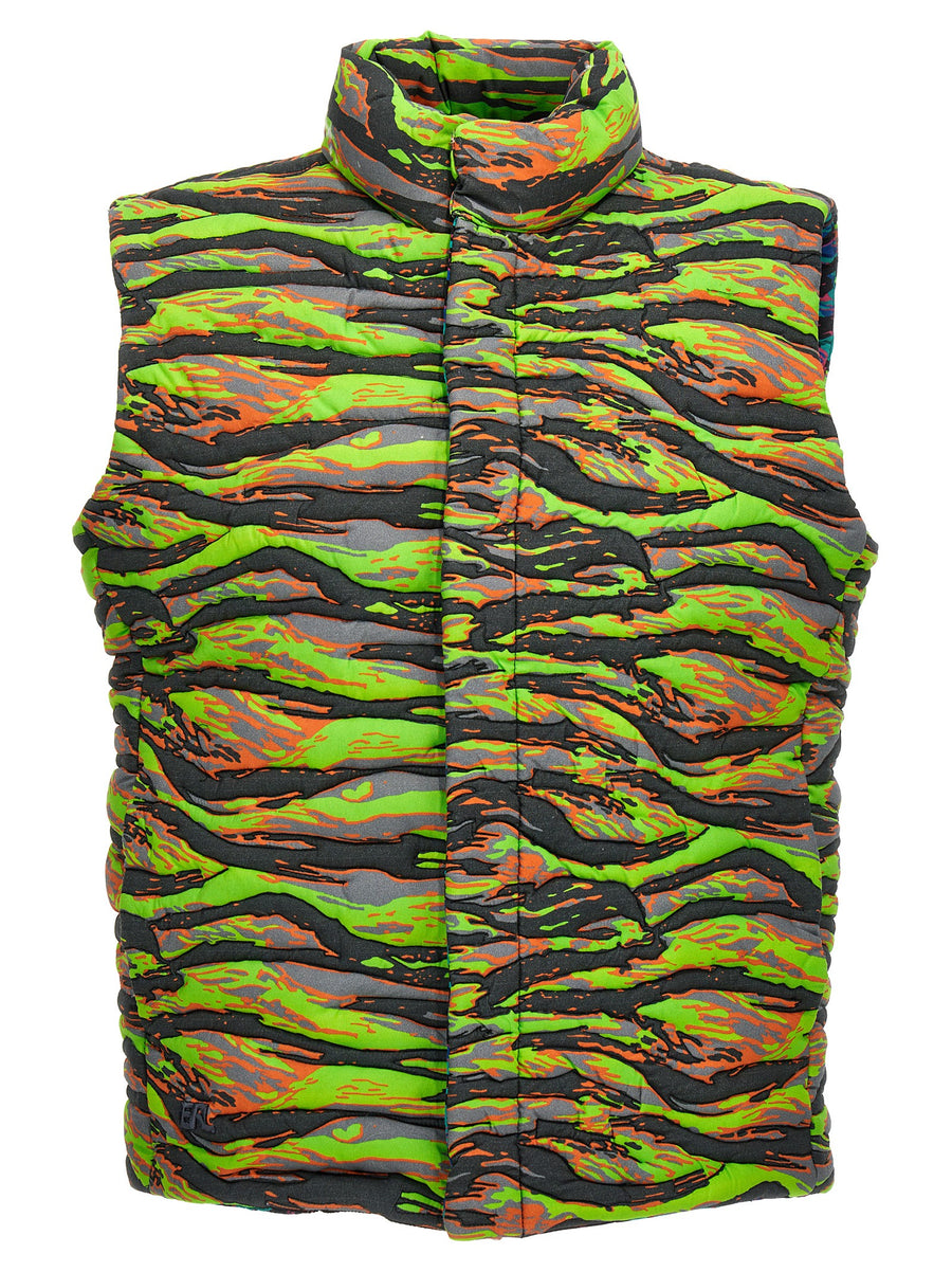 Erl 100% cotton vest in multicolor