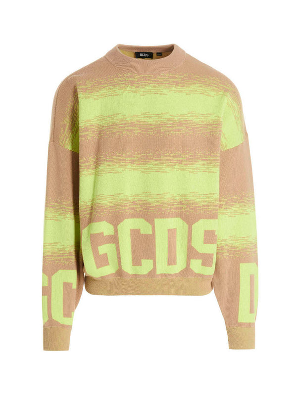 GCDS 100% cotton sweatshirt in multicolor