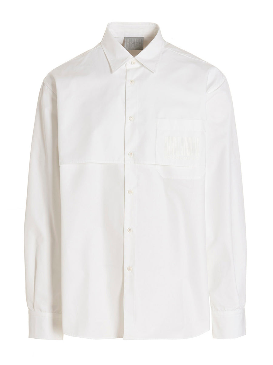 Vtmnts 100% Cotton shirt in white