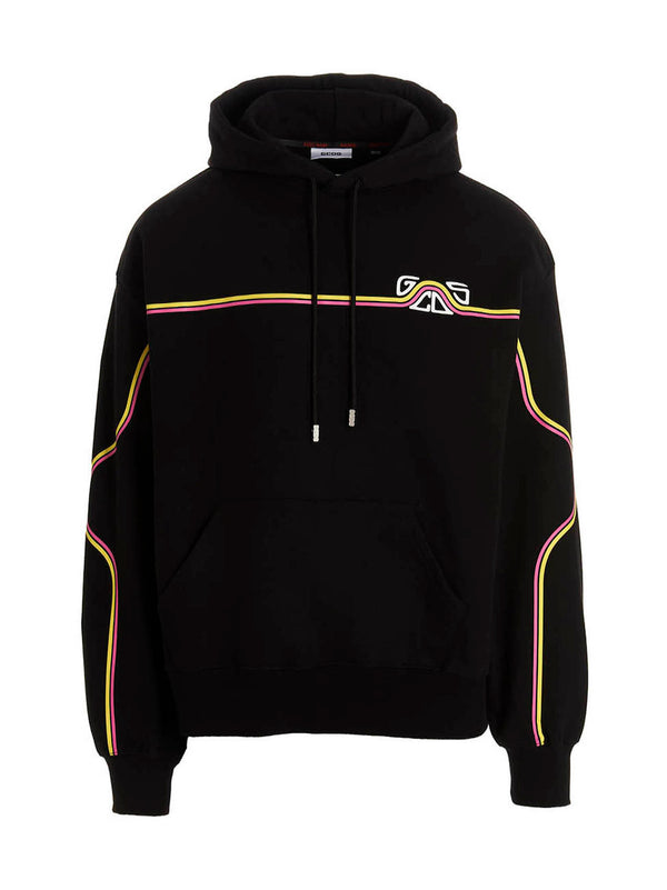 GCDS 100% Cotton hoodie in black