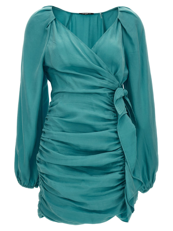 Ungaro 56% Lyocell dress in teal